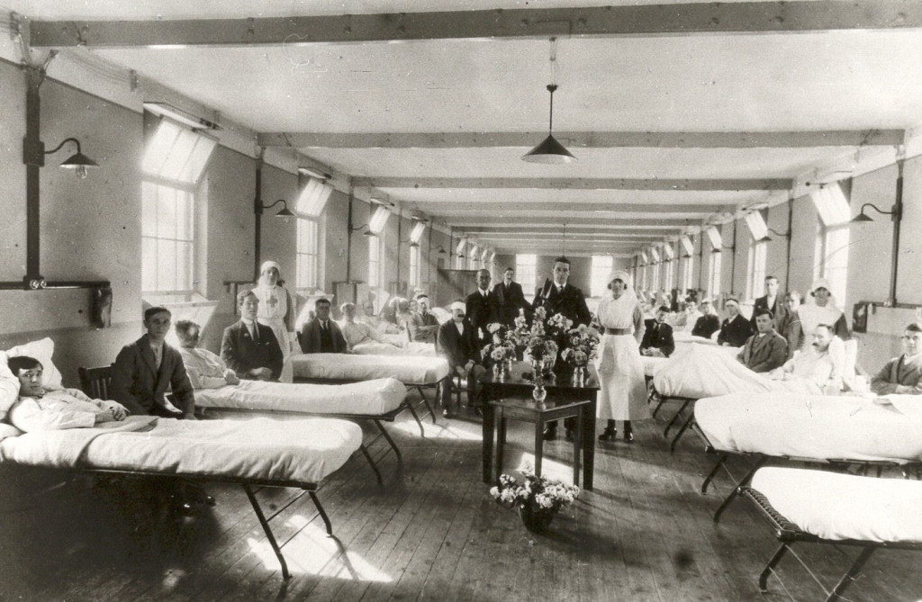 Grangethorpe Hospital where Professor John Stopford provided treatment to injured soldiers.